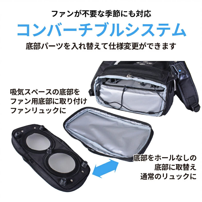 ROBERT KLEIN ファン付リュック 871201